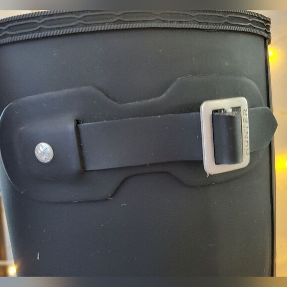 Women's size 9 HUNTER Original Tall Classic Black Waterproof Boots - Picture 3 of 8